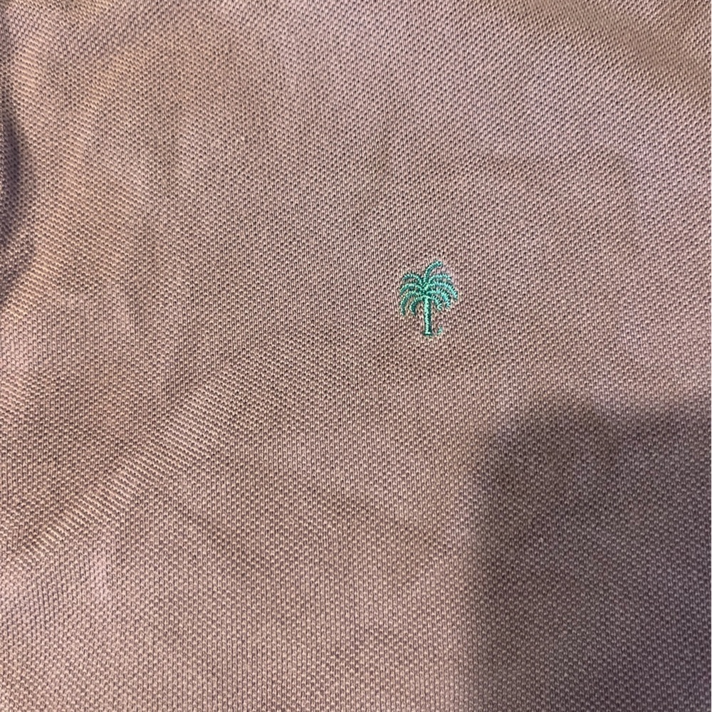 Lilly Pulitzer‎ Mens Polo purple west Palm Pima Cotton Golf Shirt Sz XL - Picture 3 of 3